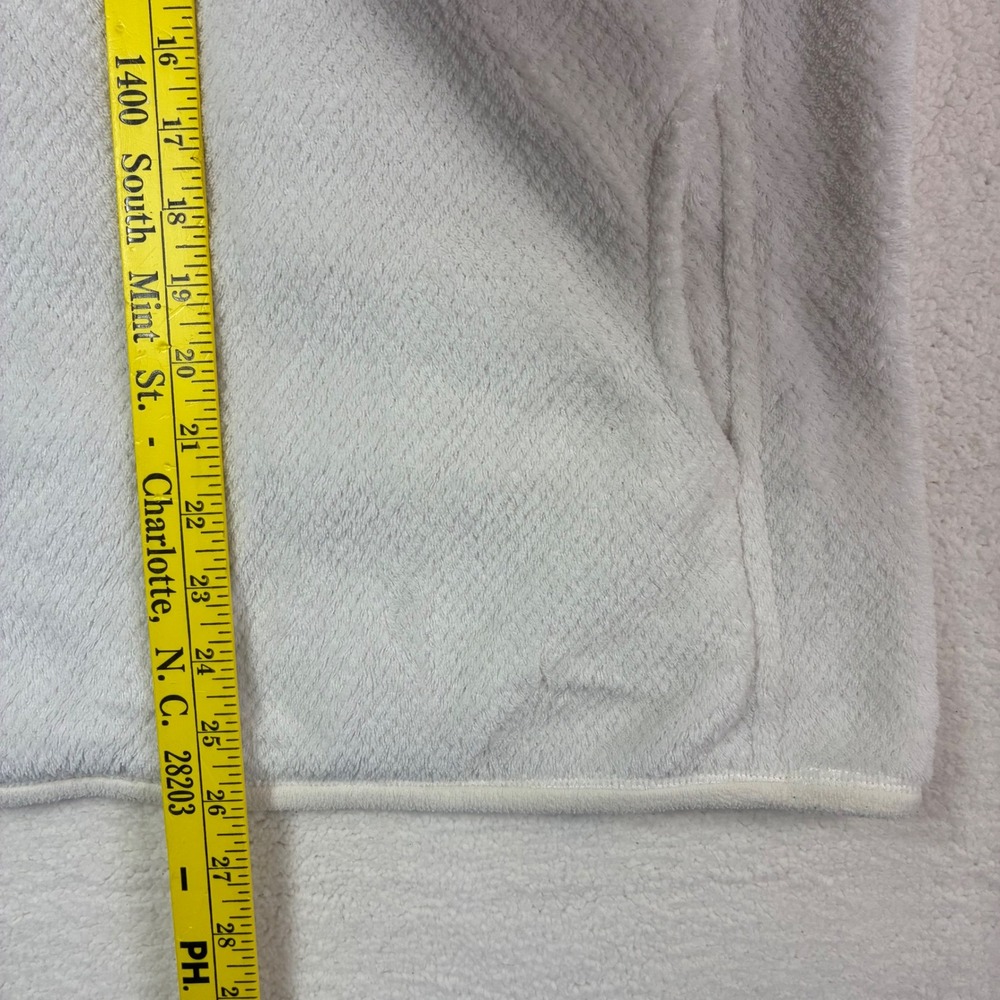 Patagonia Snap T Fleece Pullover Womens Med Jacket White Polartec Quarter Button - Picture 5 of 9